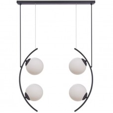 Φωτιστικό Κρεμαστό 4xΕ14 230V σε Μαύρο HELIX 002177-026887